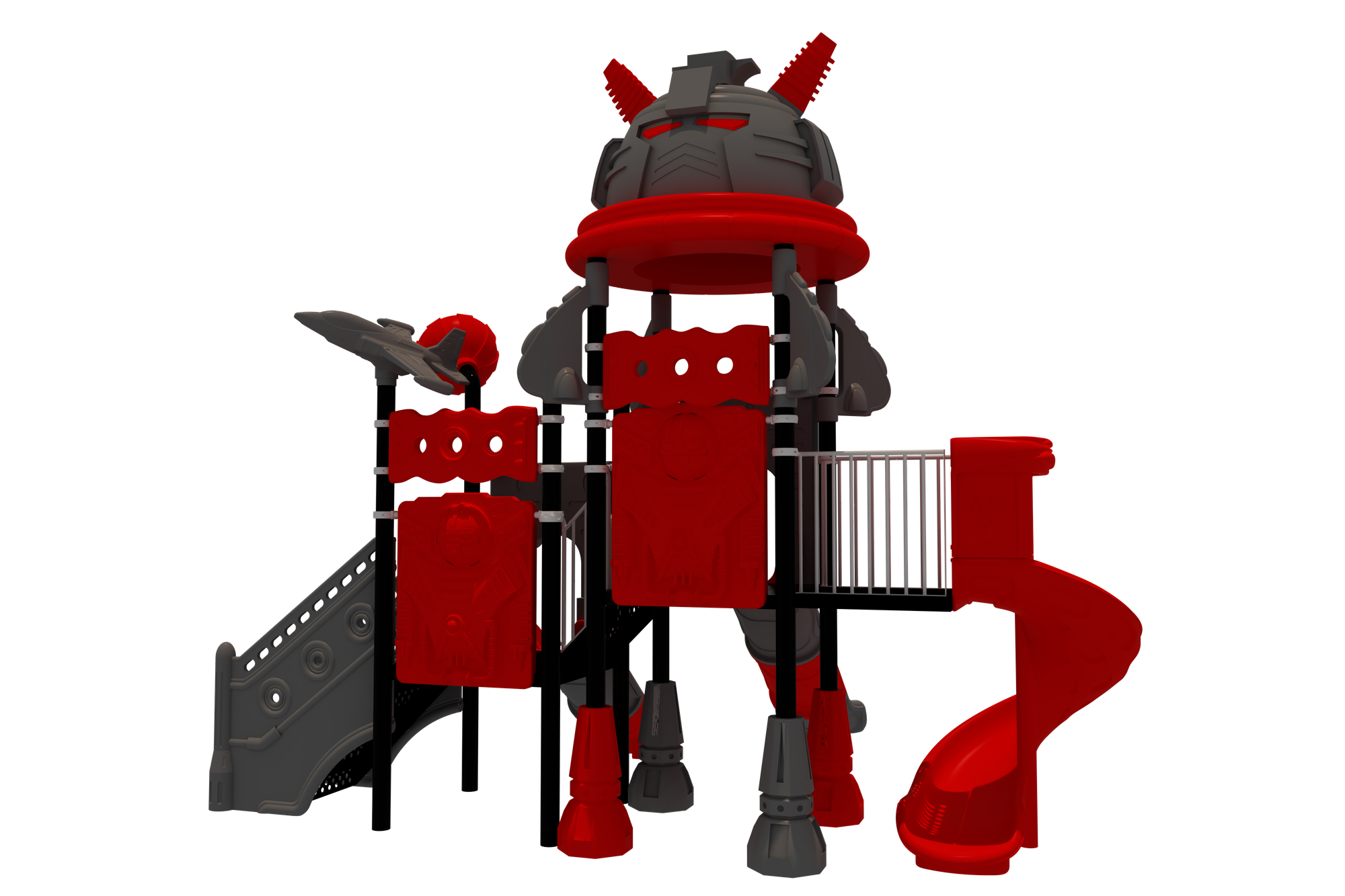 Robot Temalı Oyun Grubu E-500 PRK-500 | Temalı Metal Oyun Grupları | Erse Kent Mobilyaları